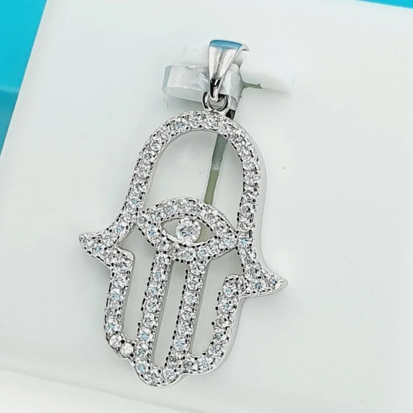 "925 Sterling Silver CZ Beautiful Pendant for Women, 1USPAR4030 - Picture 8 of 11